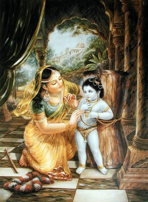 Kanha With Yashoda Maiya Kanha With Yashoda Maiya